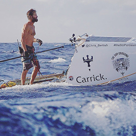 This surfer crossed the Atlantic on a stand-up paddleboard