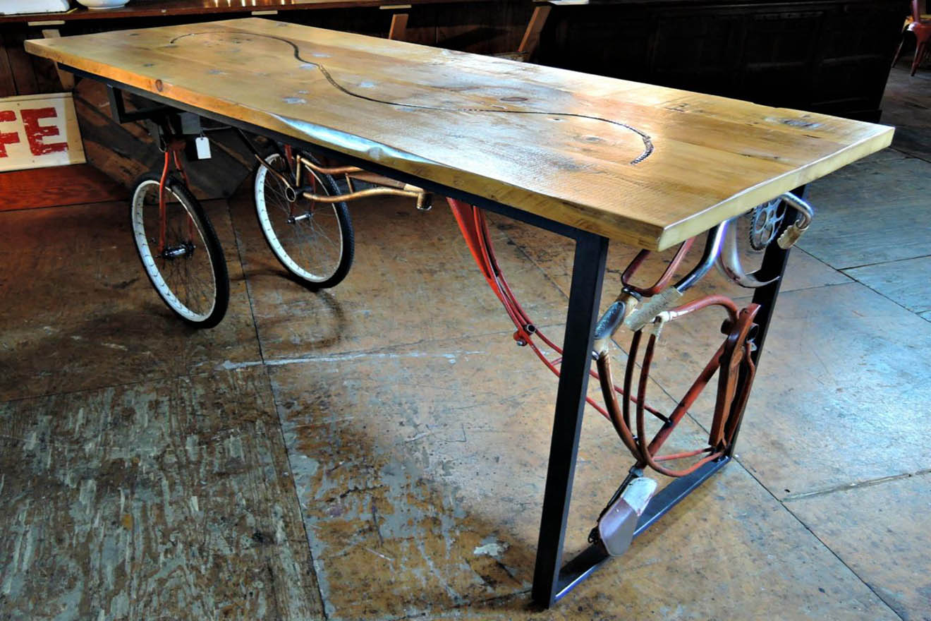 Transform an Old Bicycle into a Table