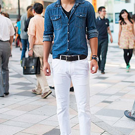 White Jeans and a Shirt